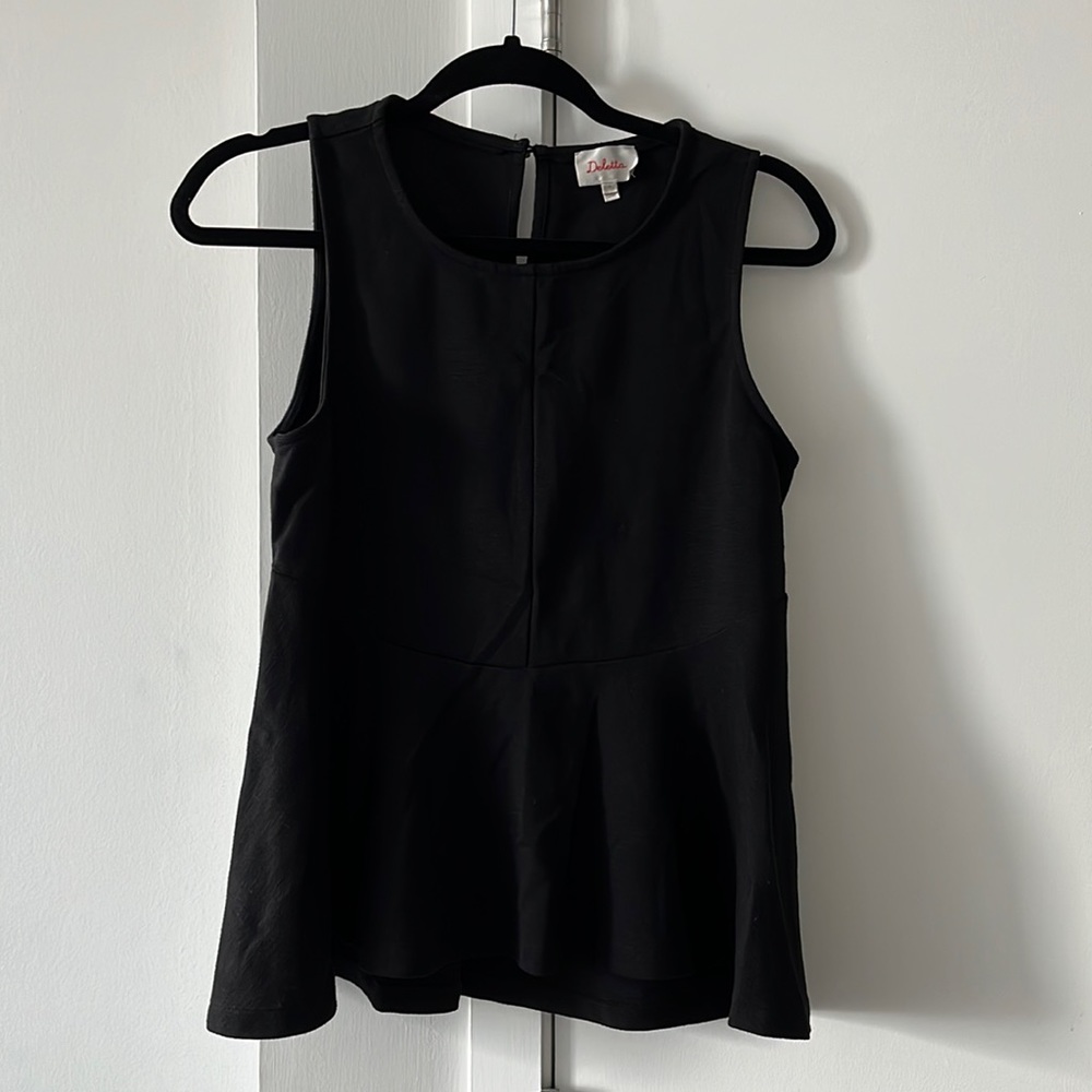 Black flowy tank from Anthropologie - Deletta